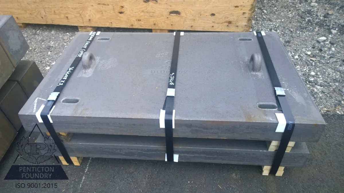 Chute liners made of chrome white iron