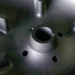 ASTM A532 machined, hardened slinger with keyway for fracturing industry.