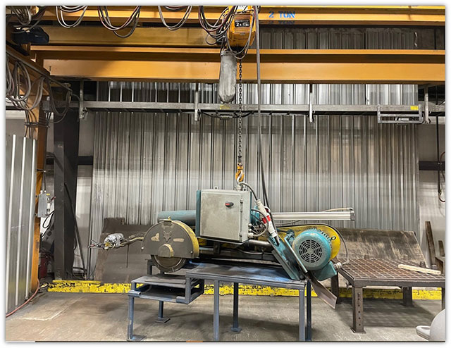 A back-up spectrometer at Penticton Foundry.