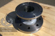 Ductile iron machined stuffing box.